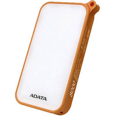 ADATA D8000L Power bank 8000 mAh LiPo USB type A, Micro USB Orange Torch-0