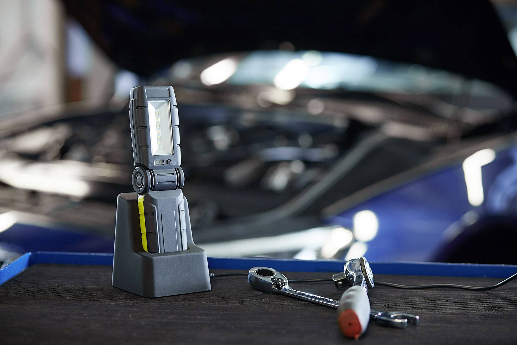 Brennenstuhl HL DA61 LED (monochrome) Work light Magnetic holder, USB interface, Adjustable rechargeable 280 lm 8 h 360 -7