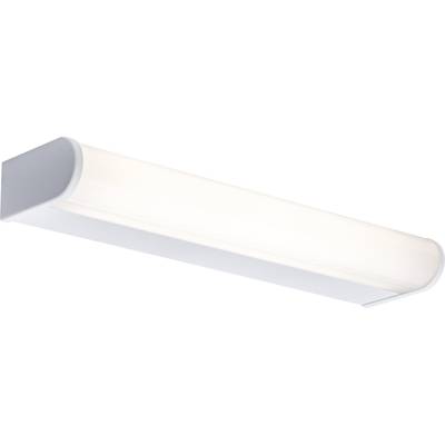 A white, rectangular LED lamp with rounded corners, which emits diffused light. It is suitable for ceiling or wall mounting.