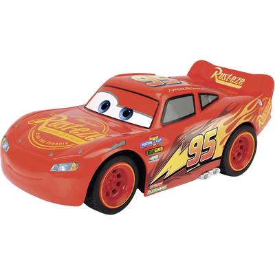 Dickie Toys 203081000 RC Cars 3 Lightning McQueen Single Drive 1:32 RC model car for beginners Electric Road version  
