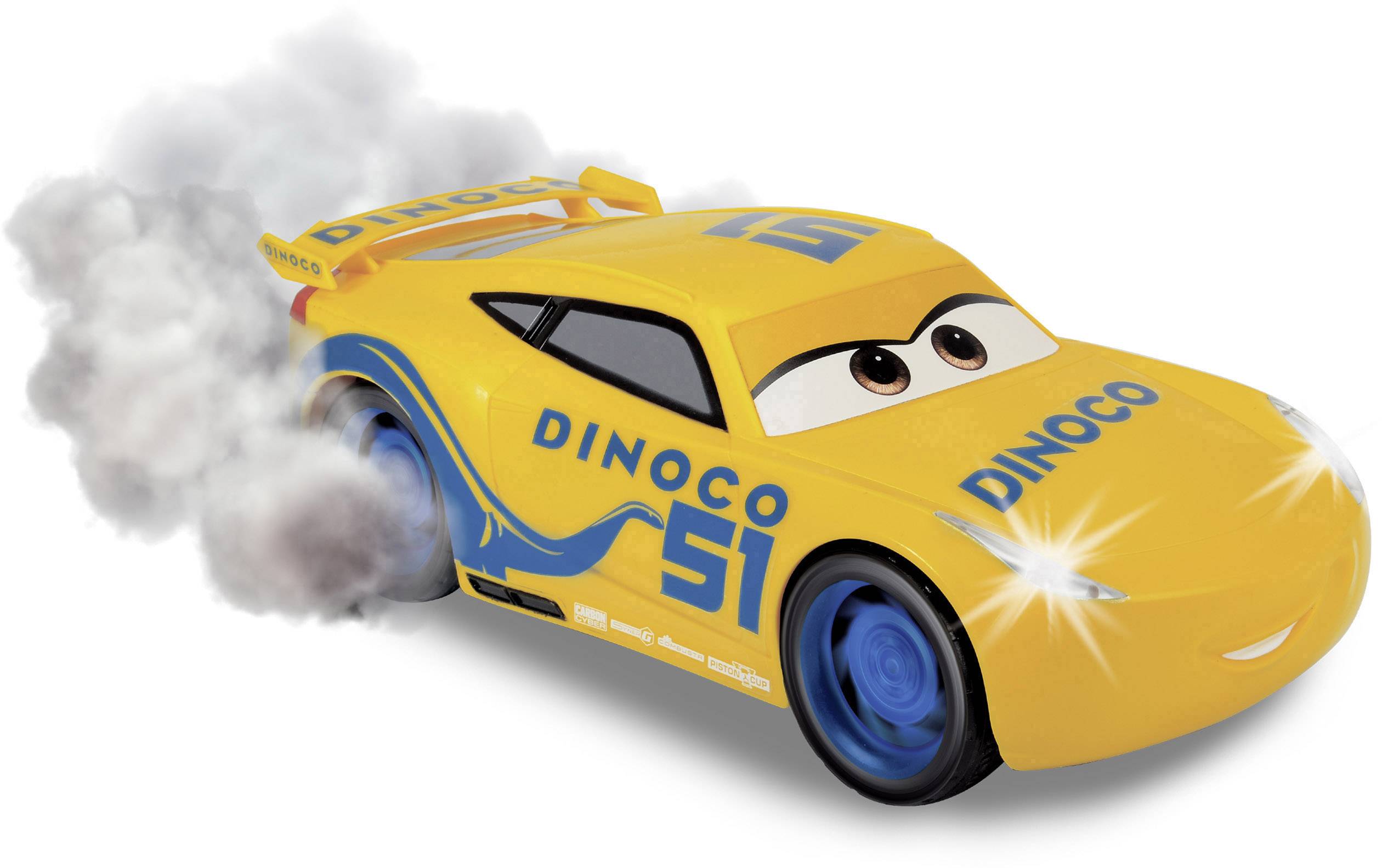 Желтая машинка Dinoco