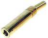 TRU COMPONENTS 1559777 6.35 mm audio jack Connector, straight Number of pins: 3 Stereo Gold 1 pc(s)