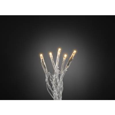 Konstsmide 6351-823 Micro holiday lights Inside mains-powered No. of bulbs 20 LED (monochrome) Amber Illuminated length:-0