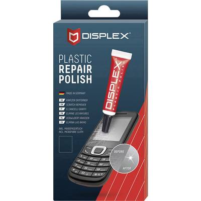 Displex Plastic Polish Revitalizer Scratch Remover for Cell Phone LCD  Screens w/Microfiber Cloth