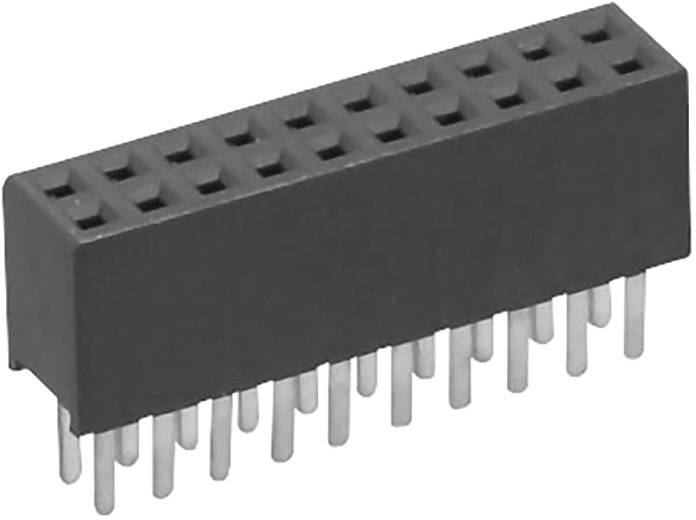 TRU COMPONENTS SIL socket (standard) No. of rows: 2 Pins per row: 3 TC-1210-006-1-2-00 1 pc(s)