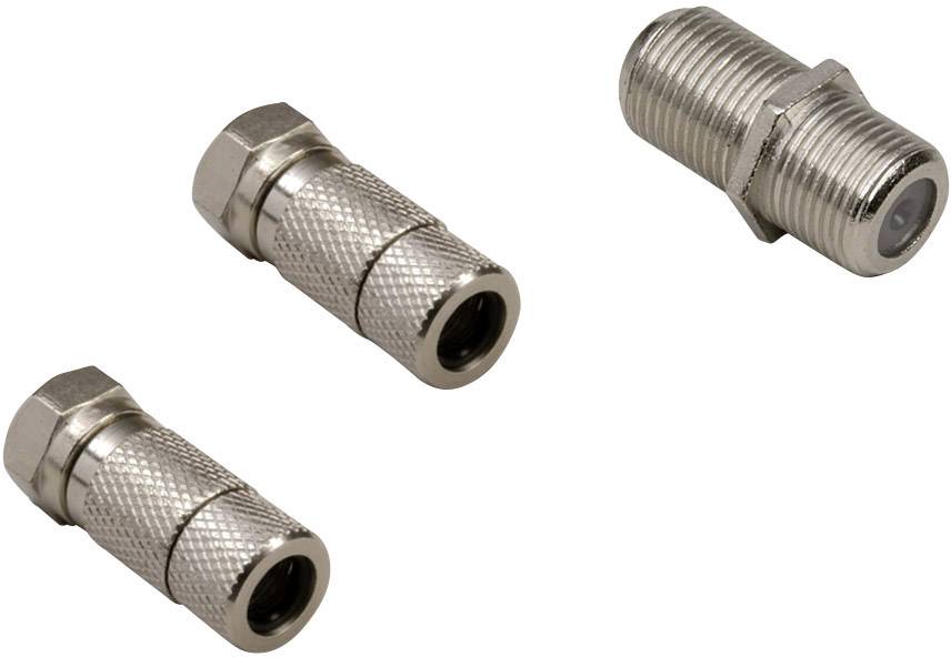 1 Set 0403536 F-connector set Cable diameter: 7.50 mm 1 Set