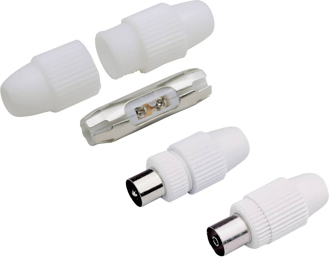 Coax connector set