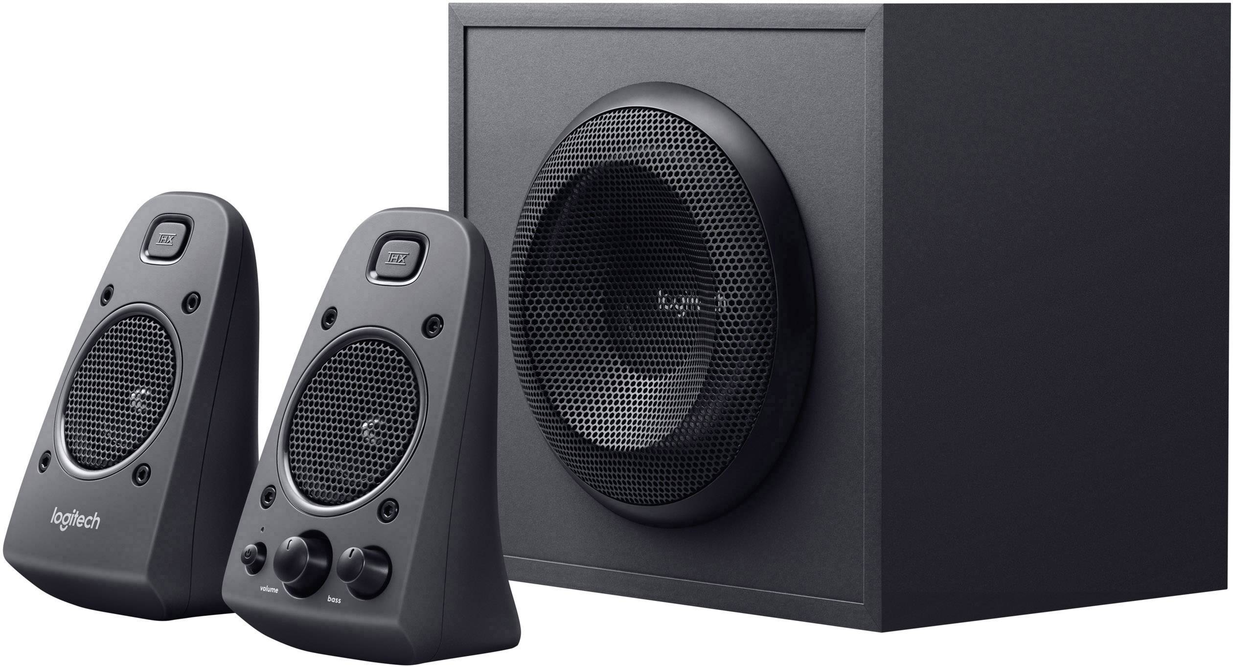Logitech Z625 2.1 PC speaker Corded 200 W Black