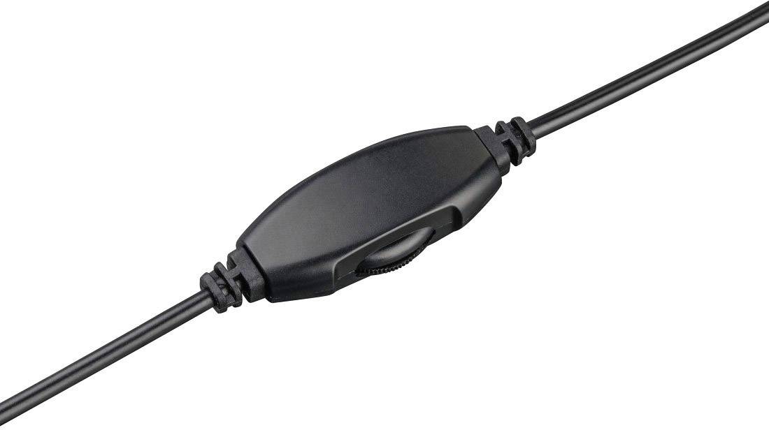 Thomson HED4407 Over-ear headphones Corded (1075100) Stereo Black Remote control TV-5