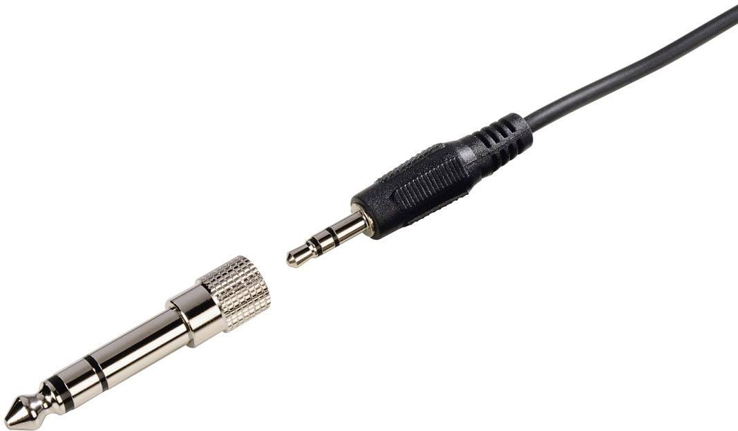 Thomson HED4407 Over-ear headphones Corded (1075100) Stereo Black Remote control TV-6