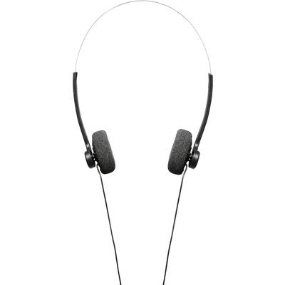 Hama Basic4Music On-ear headphones Corded (1075100) Black Light-weight headband-0