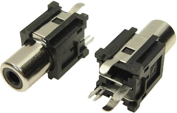 Cliff FC68375 RCA connector Socket, vertical vertical 1 pc(s)
