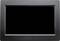 A rectangular, black picture frame with an empty interior, indicating that no image has been inserted.