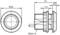 Technical drawing of a cylindrical component with dimensions: diameter 29 mm, length 31 mm, thread M22x1.5.