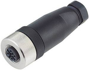 binder 99-0524-14-04 Series 713, Sensor / Actuator Plug Connector M12, Screw Closure, Straight
