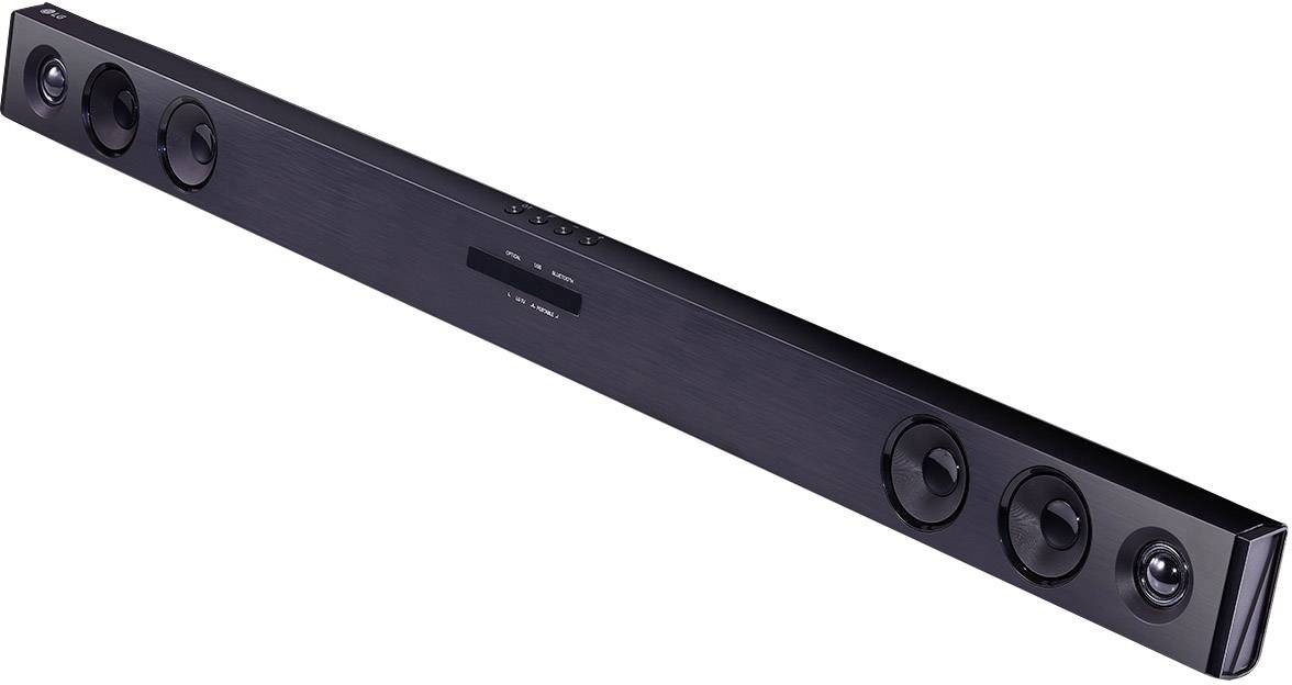 LG Electronics SJ3 Soundbar Black Bluetooth, incl. cordless subwoofer-1