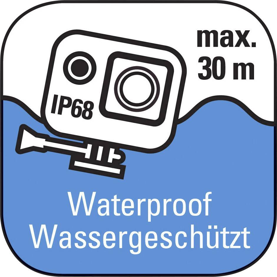 Symbol image for Renkforce RF-AC-1080P Action camera Full HD, Wi-Fi, Waterproof, Dustproof