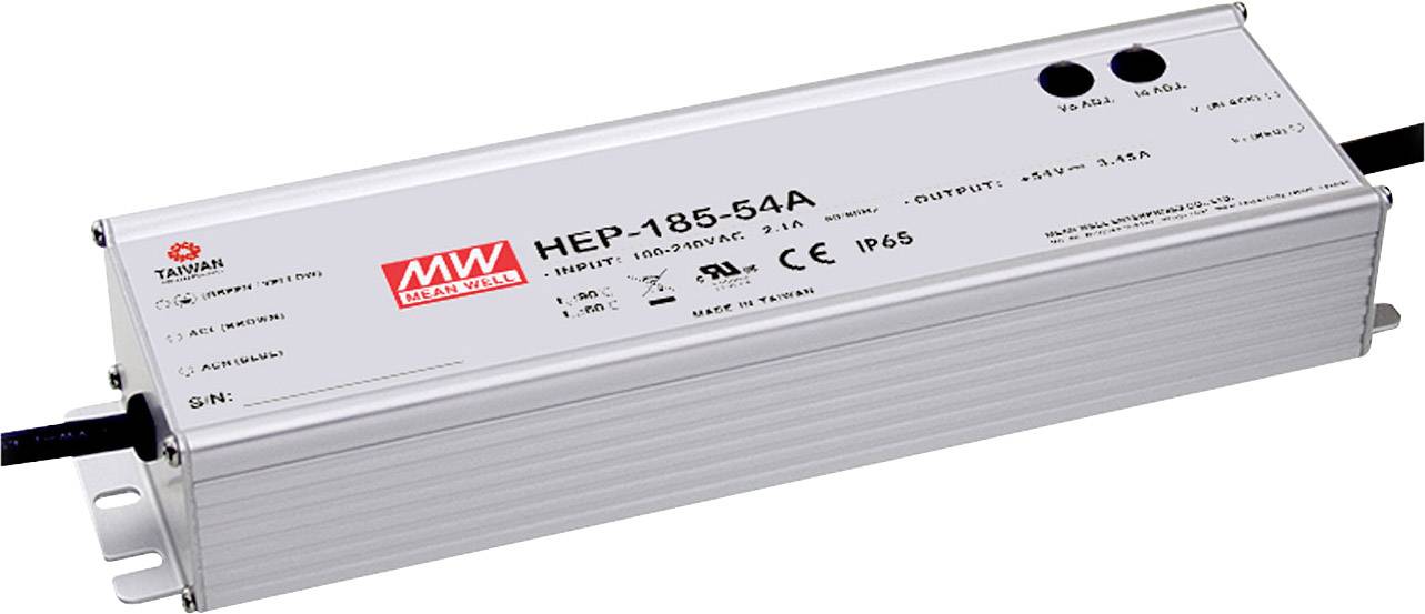 MW Mean Well HEP-185-24A Industrial PSU 24 V DC 7.8 A 185 W