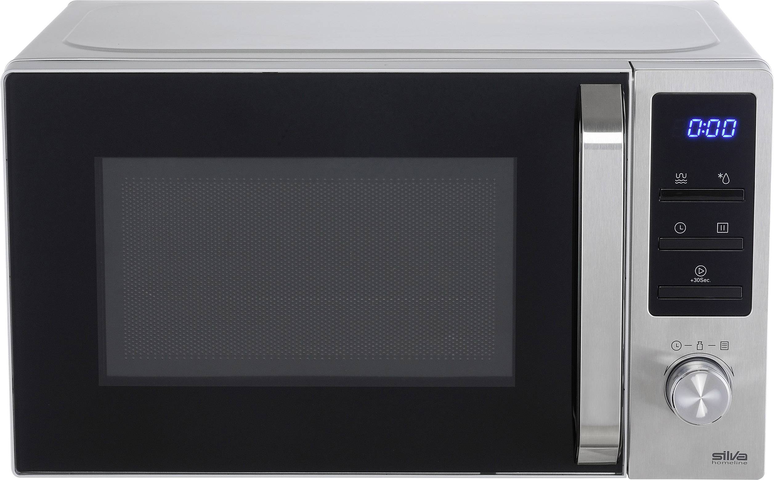Silva Homeline MWG-E 20.8 Microwave Black, Stainless steel 800 W Grill function