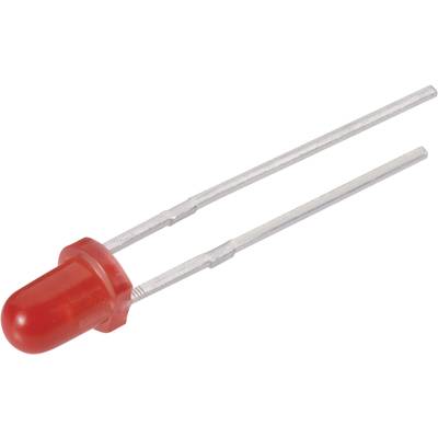 Everlight Opto 204-10SDRD/S530-A3 LED wired  Red Circular 3 mm 80 mcd 50 ° 20 mA 2 V 