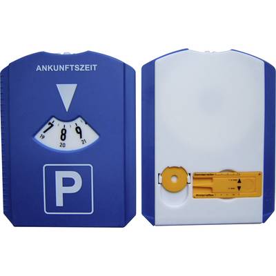 HP Autozubehör 19944 Parking disc 15 mm x 11 cm x 11 cm x 15 mm incl. squeegee, incl. tyre tread depth gauge, incl. coin-0