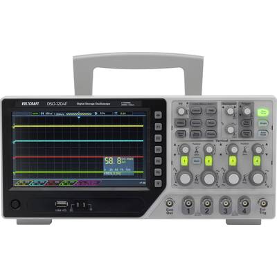 VOLTCRAFT DSO-1204F Digital  200 MHz 4-channel 1 GS/s 64 KP 8 Bit Digital storage (DSO), Function generator 1 pc(s)