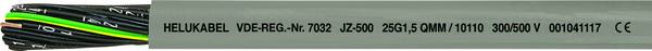 HELU JZ-500 Control lead 5 G 1.5 mm² Grey 10095 Sold per metre