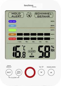 Techno Line WS 9422 Hygrometer  20 RH 95 RH Dew point/mould detector