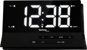 Techno Line  WT 482  Radio  Alarm clock  Black  Alarm times 2    2 time settings