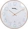 Analogue wall clock with a white background and black numerals from 1 to 12. The time shows exactly 2:10.