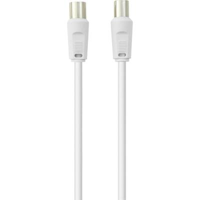 Image of Belkin Antennas, SAT Cable [1x Belling-Lee/IEC plug 75Ω - 1x Belling-Lee/IEC socket 75Ω] 2.00 m 76 dB White