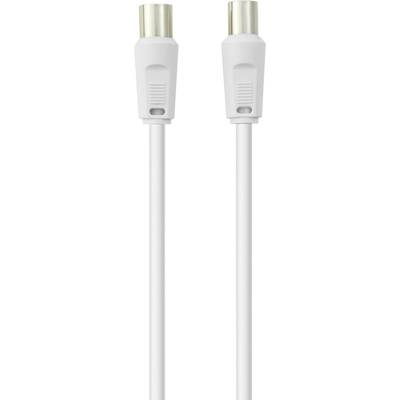 Image of Belkin Antennas, SAT Cable [1x Belling-Lee/IEC plug 75Ω - 1x Belling-Lee/IEC socket 75Ω] 5.00 m 75 dB White