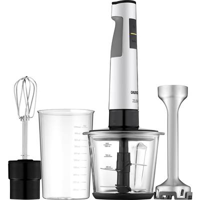 Grundig BL 8680 Hand-held blender 850 W with mixing jar, with blender attachment, Whisk attachment Stainless steel, Blac