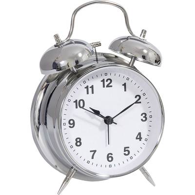 Image of Techno Line Model DGW Quartz Alarm clock Silver Alarm times 1