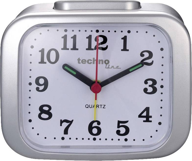 Techno Line Model XL silber Quartz Alarm clock Silver Alarm times 1