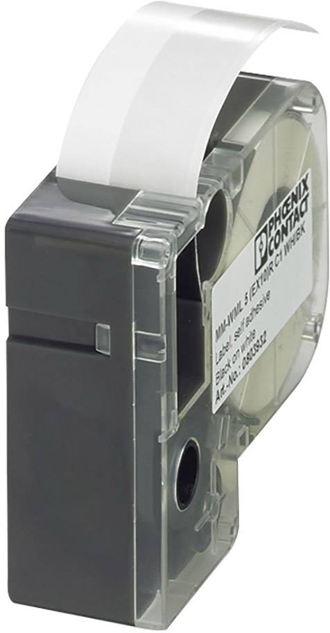 Phoenix Contact 803932 MM-WML 5 (EX10)R C1 WH/BK Thermal transfer printer labels Fitting type: Adhesive White, Black 1 pc(s)