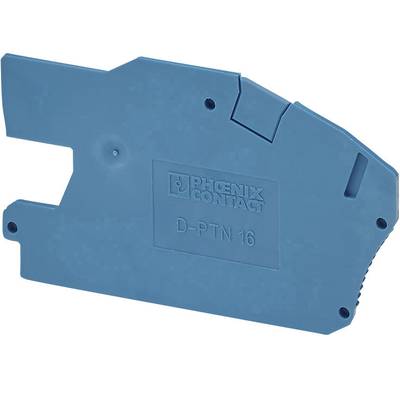 Blue connection housing by Phoenix Contact with the inscription 'D-PTN 16'.