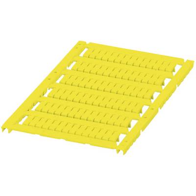 Yellow, rectangular plastic plate with parallel, raised grooves to improve slip resistance on smooth surfaces.