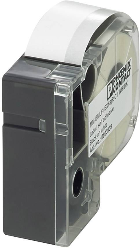 Phoenix Contact 803937 MM-EMLF (EX10)R C1 WH/BK Thermal transfer printer labels Fitting type: Adhesive White, Black 1 pc(s)