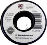 Enamel-coated copper wire ATT.NUM.EXTERIOR_DIAMETER_INSULATING=0.05 mm 1500 m Conrad Components