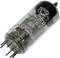 An electrical valve with multiple connection pins and metal grids inside, suitable for electronic devices.