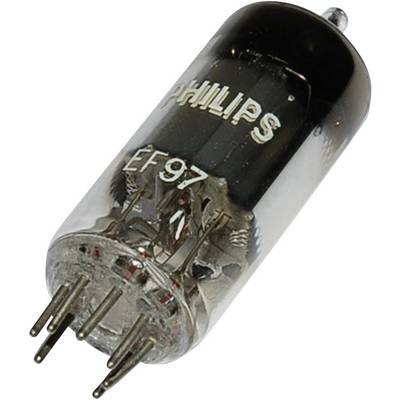  EF 97 Vacuum tube  Pentode 25 V 2.7 mA Number of pins (num): 7 Base: Miniature Content 1 pc(s) 