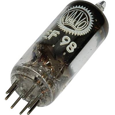  EF 98 Vacuum tube  Pentode 25 V 2.2 mA Number of pins (num): 7 Base: Miniature Content 1 pc(s) 