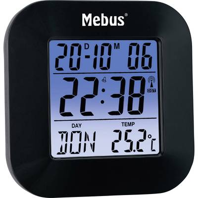 Image of Mebus 51510 Radio Alarm clock Black