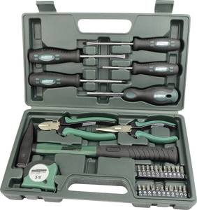 Brüder Mannesmann  M29031 Tool kit DIYers Case 31-piece