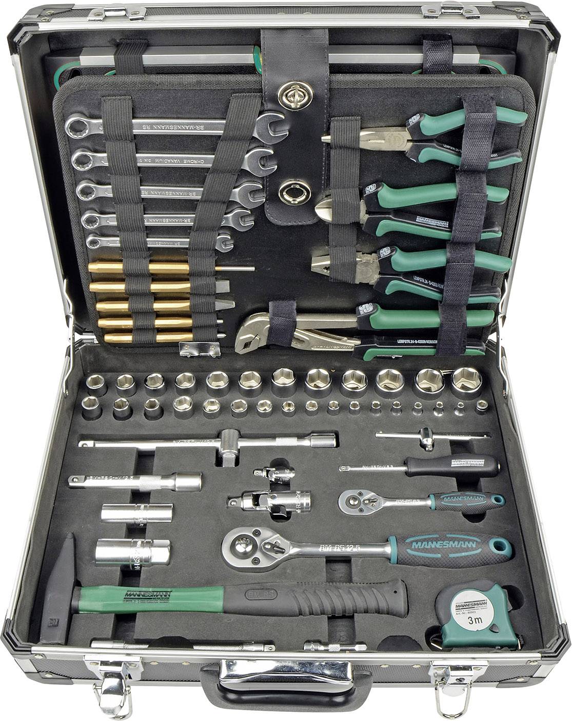 Brüder Mannesmann M29078 DIYers Tool box (+ tools) 160-piece (L x W x H) 454 x x 135 mm | Conrad.com