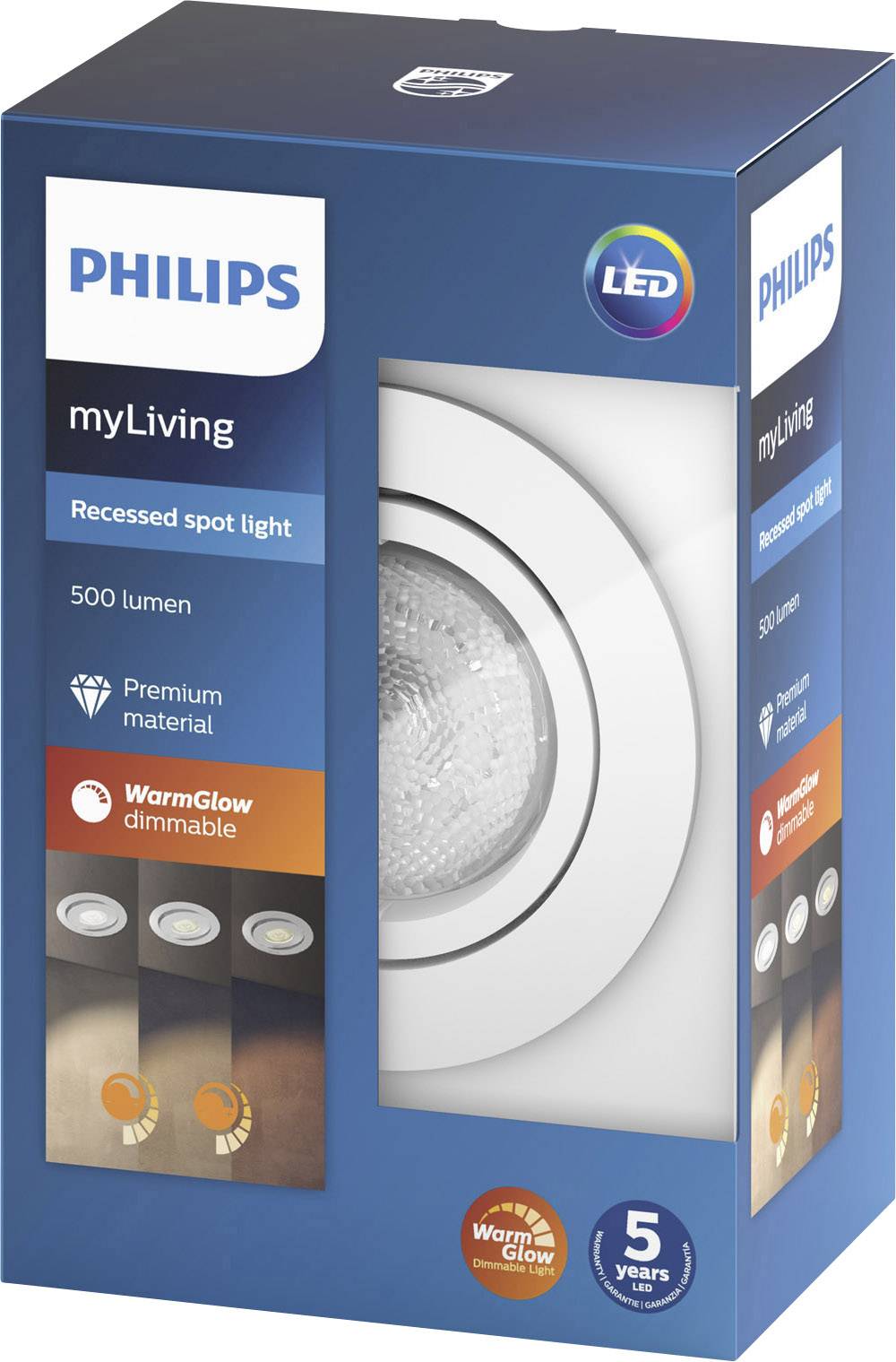 philips myliving recessed spotlight