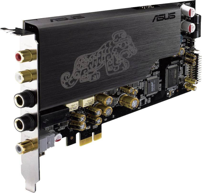 Asus Xonar Essence STX II 2.0 Sound card, internal PCIe Digital output, External headphone jacks