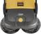 Road sweeper with two large rotating brushes and a yellow and black housing, manufactured by 'Stiga', model 'SWP 475'.