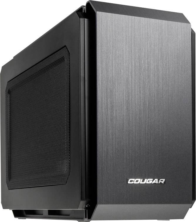 Cougar Qbx Itx Mini Tower Game Console Casing Black 2 Built In Fans Dust Filter Suitable For Aio Water Coolers Conrad Com